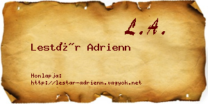 Lestár Adrienn névjegykártya